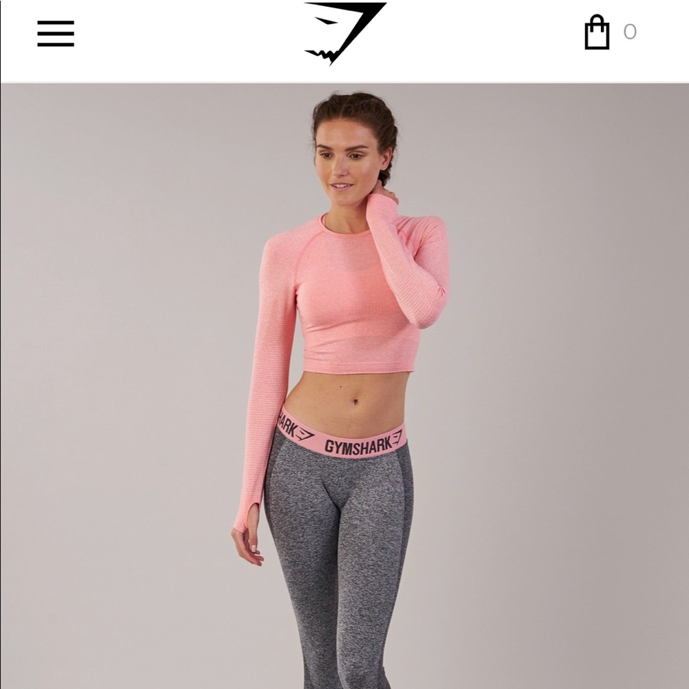 Gymshark Vital Seamless Long Sleeve Crop Top